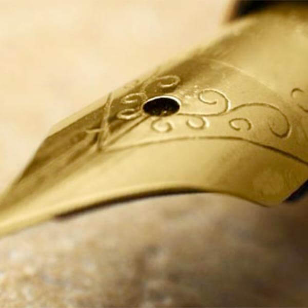Bruce L. Martin - Gold Tipped Pen