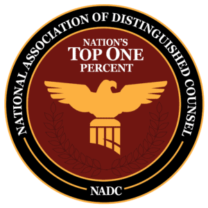 NADC-logo National Association of Distinguished Counsel - NADC Logo - Nation's Top One Percent