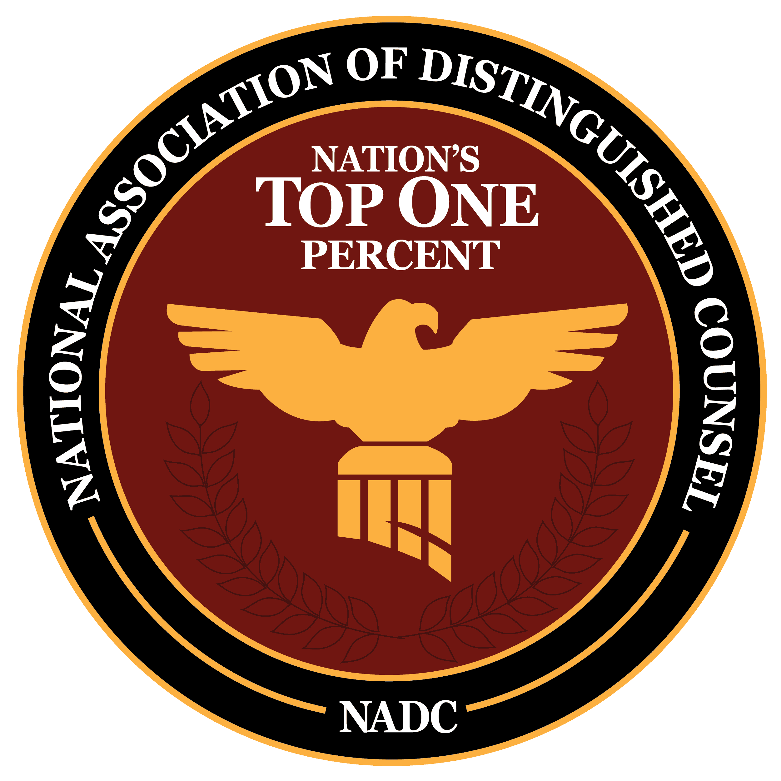 NADC-logo National Association of Distinguished Counsel - NADC Logo - Nation's Top One Percent