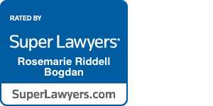 Super Lawyers attorney badge for Rosemarie Riddell Bogdan