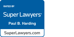Super Lawyers attorney badge for Paul B. Harding