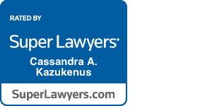 Super Lawyers attorney badge for Cassandra A. Kazukenus