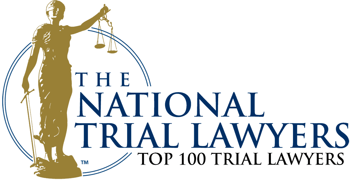The National Trial Lawyers Logo - Top 100 Trial Lawyers - Martin, Harding & Mazzotti 1800law1010