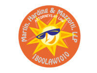Martin, Harding & Mazzotti 1800law1010 Sunshine Sticker